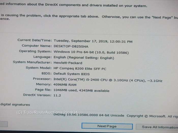 HP Compaq 8200 Elite SFF PC | Core i5 2400 3.1 GHz | 4GB RAM | 250GB HDD | DVD SuperMulti