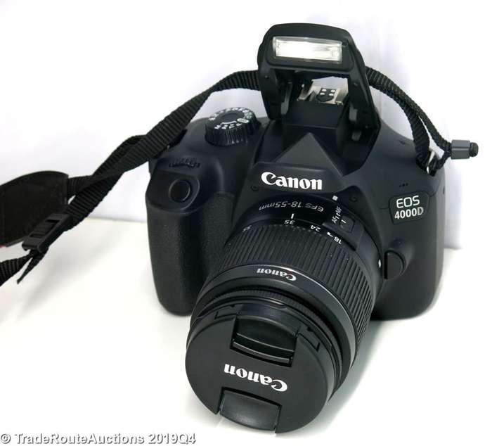 Canon 4000D DSLR Camera and EF-S 18-55 mm f/3.5-5.6 III Lens Kit