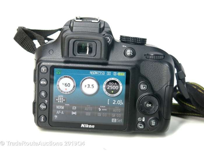 Nikon D3300 24.2 MP CMOS Digital SLR with AF-S DX NIKKOR 18-55mm f/3.5-5.6G DX Zoom Lens (Black)