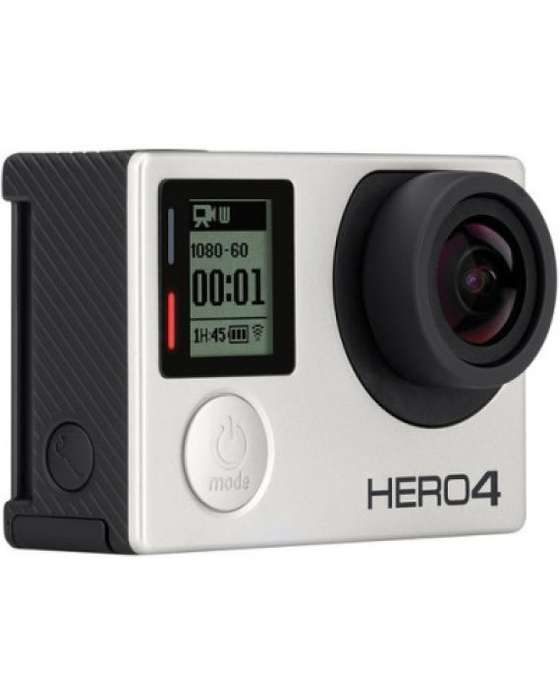GoPro Hero4 SILVER CHDHY-401 | Built in Touch LCD Display | Wi-Fi | Comes with Casing