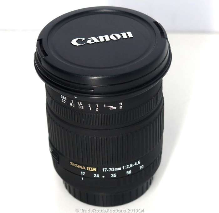 SIGMA DC 17-70mm 1:2.8-4.5 LENS for CANON DIGITAL SLR CAMERAS