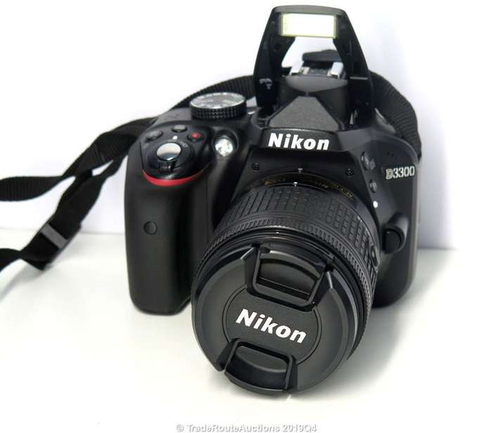 Nikon D3300 24.2 MP CMOS Digital SLR with AF-P DX NIKKOR 18-55mm f/3.5-5.6G Zoom Lens (Black)