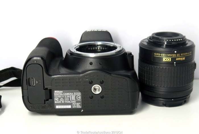 Nikon D3300 24.2 MP CMOS Digital SLR with AF-P DX NIKKOR 18-55mm f/3.5-5.6G Zoom Lens (Black)