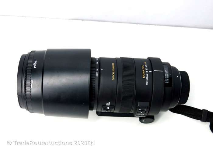 SIGMA 150-500mm F5-6.3 APO DG OS (OPTICAL STABILIZER) ZOOM Lens for NIKON DSLR Cameras