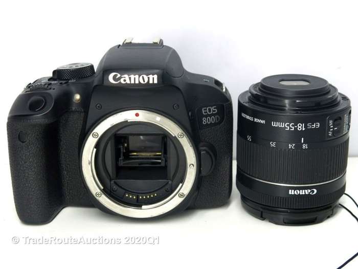 Canon EOS 800D DIGITAL SLR CAMERA KIT WITH 18-55MM IS STM LENS | 24.2 MP FULL HD | WIFI