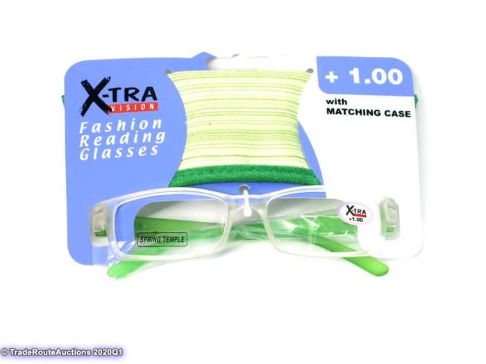 X-TRA VISION Fashion Reading Glasses - with matching case