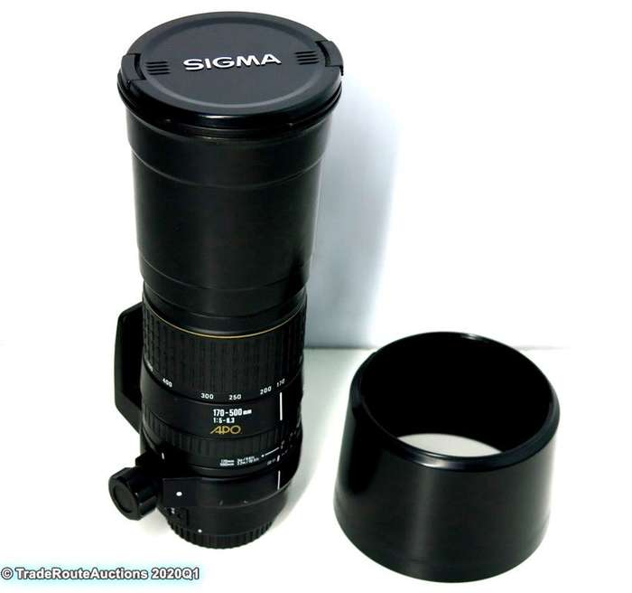 SIGMA 170-500mm F5-6.3 APO Aspherical Telephoto Zoom Lens for CANON - HUGE LENS