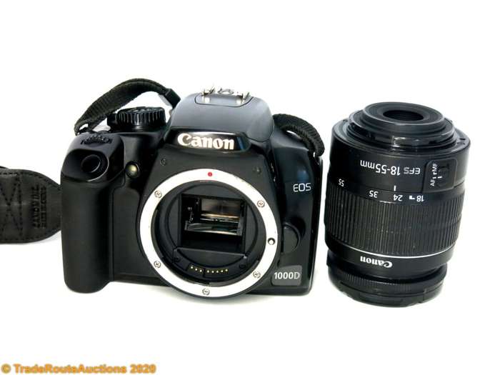 Canon EOS 1000D Digital SLR camera plus Canon 18-55mm Lens Professional KIT