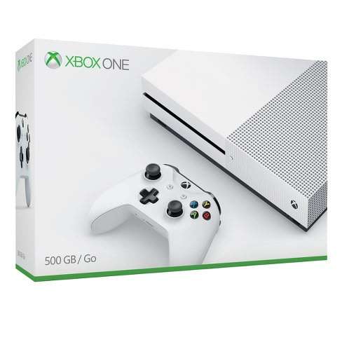 XBOX One S Console (WHITE) Model 1681 + 1 Controller (WHITE)