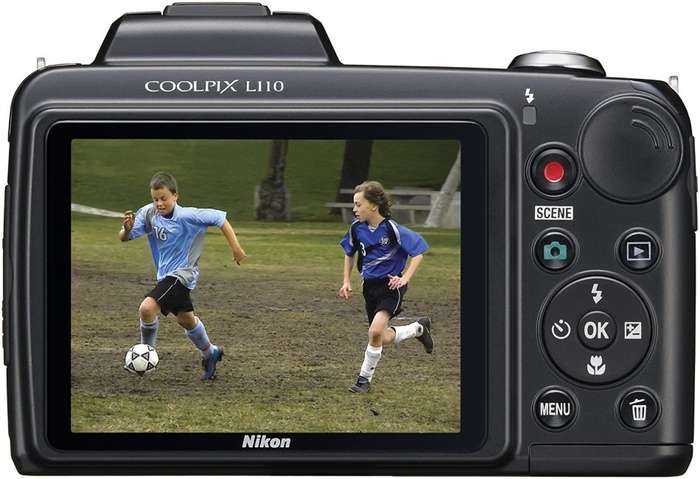 Nikon Coolpix L110 12.1MP Digital Camera - Vibration Reduction (VR) Zoom