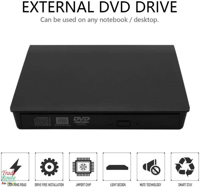 Mobile External USB 3.0 CD DVD-RW Burner DVD Writer Drive Plug And Play For Laptop / Desktop PC