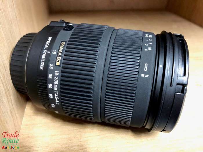SIGMA 18-200mm F3.5-6.3 DC OS HSM for CANON DSLR Cameras - OPTICAL STABILIZER