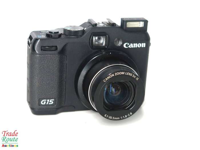 Canon PowerShot G15 | DIGIC 4 IMAGE PROCESSOR | 5X OPTICAL ZOOM | DIGITAL CAMERA