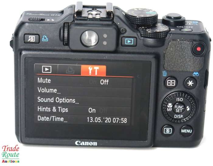 Canon PowerShot G15 | DIGIC 4 IMAGE PROCESSOR | 5X OPTICAL ZOOM | DIGITAL CAMERA
