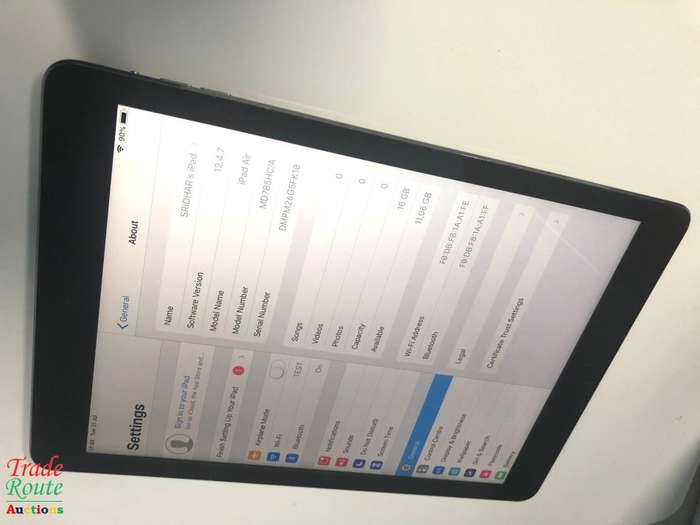 IPAD AIR | 16GB | WiFi | MD785HC/A | SPACE GREY | APPLE  ***  RETINA DISPLAY  ***