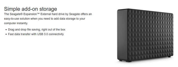 Seagate Expansion External Hard Drive 3TB