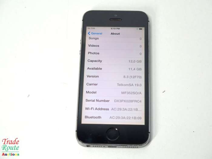 Apple Iphone 5S SmartPhone | 16GB | A1530 | MF352SO/A *** APPLE IPHONE5s ***