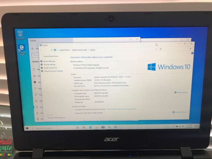 Acer Aspire ES11 ES1-132 11.6-Inch Notebook - (Intel Celeron N3350, 2GB RAM, 32 GB eMMC, Windows 10