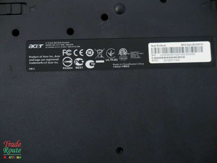 Acer ProDock MS2339 for TravelMate P6 Series - Port Replicator DOCKING STATION