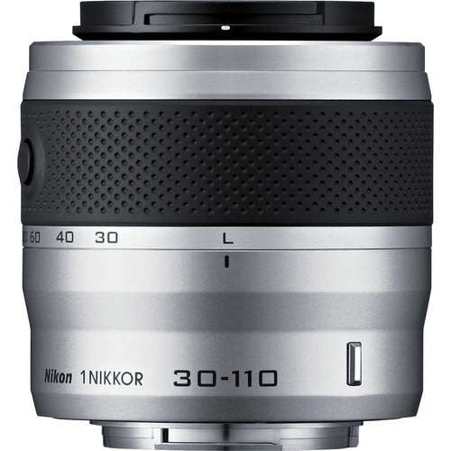 Nikon 1 J2 Mirrorless Digital Camera with 30-110mm Lens (Silver)