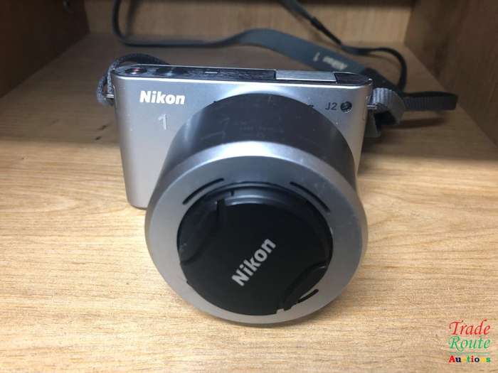 Nikon 1 J2 Mirrorless Digital Camera with 30-110mm Lens (Silver)