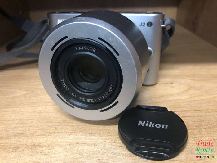 Nikon 1 J2 Mirrorless Digital Camera with 30-110mm Lens (Silver)