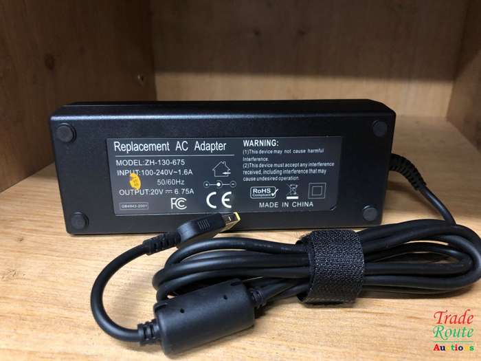 20V 6.75A 135W AC Power Adapter Laptop Charger for Lenovo IdeaPad Y40,  Y50,  Y70, Y700, G700