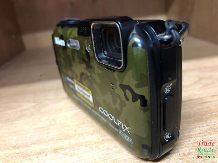 Nikon COOLPIX AW100 16 MP CMOS Waterproof Digital Camera with GPS and Full HD 1080p Video