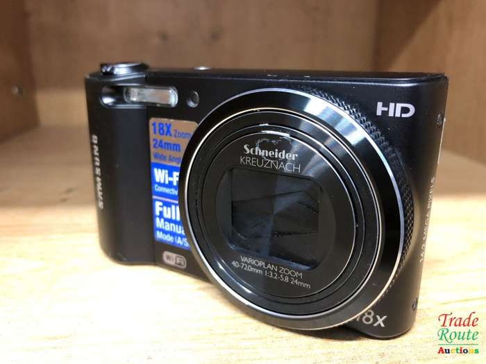Samsung WB150F Digital Camera - Black (14 MP, 18x Optical Zoom) 3 inch LCD Screen