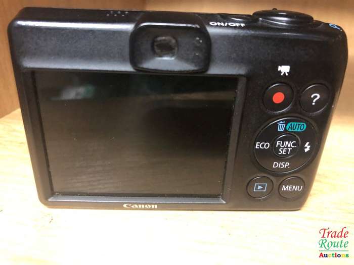 CANON PowerShot A1400 16.0 MP with 5x Digital IS Zoom 28mm Wide-Angle Lens - BLACK