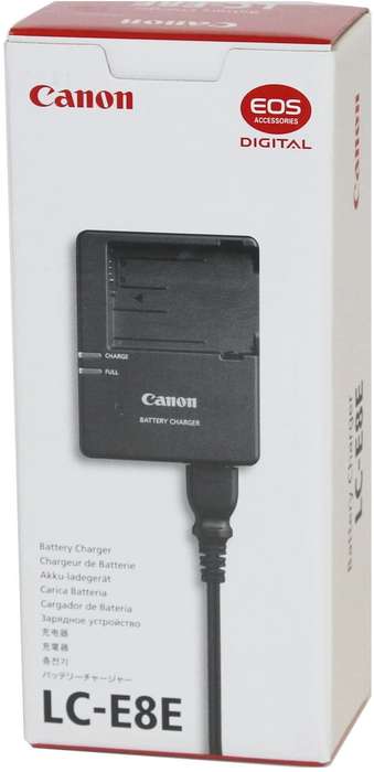 CANON LC-E8E Battery Charger for CANON LP-E8 - Fits Rebel T5i T4i 550D 600D 650D 700D