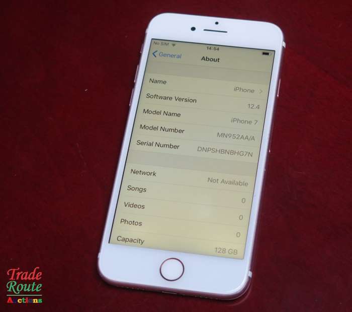 IPHONE 7 | ROSE GOLD | A1778 | 128GB | MN952AA/A   *** APPLE IPHONE7 ***