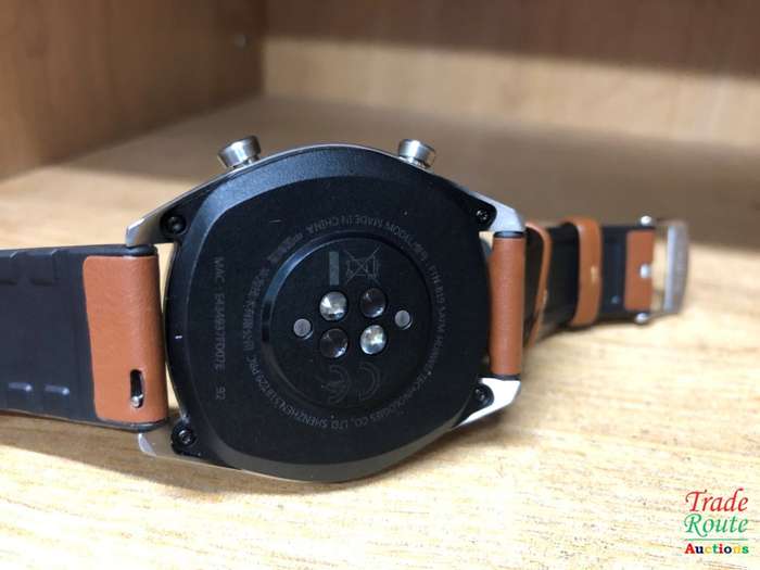 HUAWEI WATCH GT Classic Stainless steel Saddle Brown Strap FTN-B19 -  LIKE NEW IN BOX