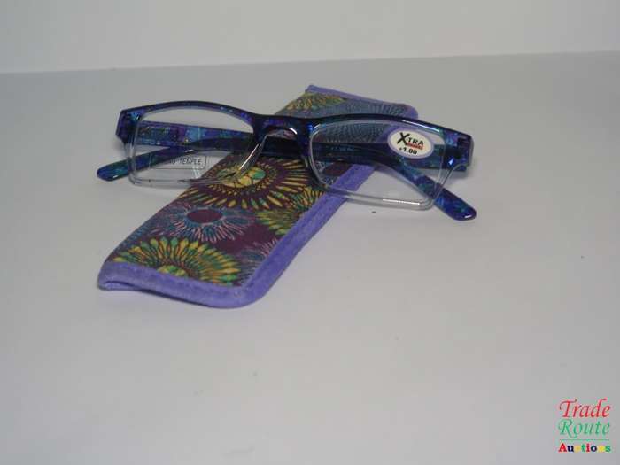 X-TRA VISION Fashion Reading Glasses - with matching case  [ +1.00 ]