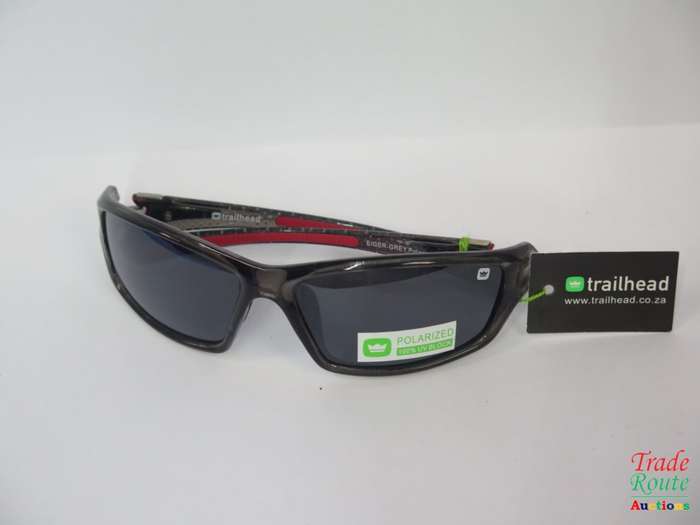 TrailHead EIGER - GREY Polarised Sunglasses -HARD CASE