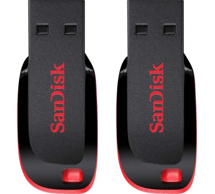 SanDisk Cruzer Blade 16GB Flash Drive (TWIN PACK 2 X 16GB)