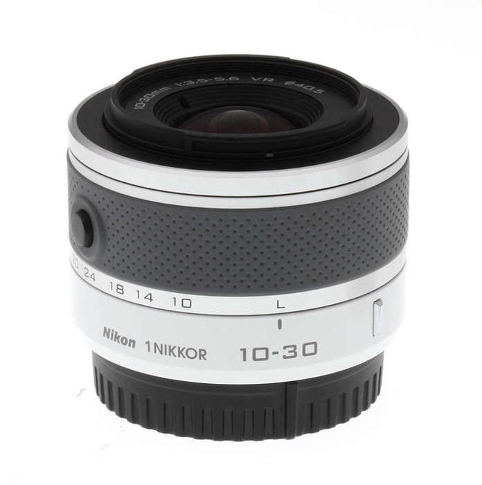 Nikon 1 Nikkor 10-30mm lens for Nikon 1 Series Mirroless Digital cameras - WHITE