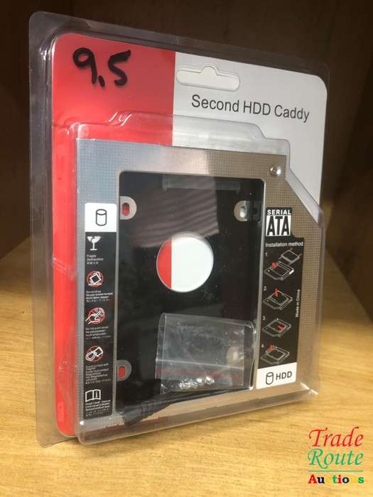 9.5mm Universal SATA 2nd HDD SSD Hard Drive Caddy