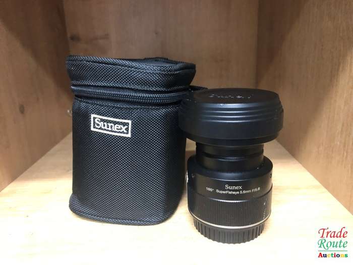 Sunex 5.6mm f/5.6 SuperFisheye Fixed Focus Lens for Canon SLR Cameras