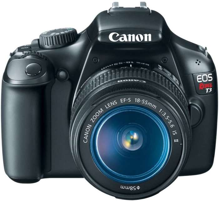 Canon EOS Rebel T3 Digital SLR Camera with EF-S 18-55mm f/3.5-5.6 IS Lens