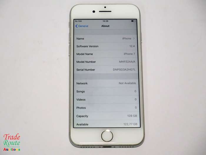 IPHONE 7 | WHITE | A1778 | MN932AA/A | 128GB   *** APPLE IPHONE7 ***