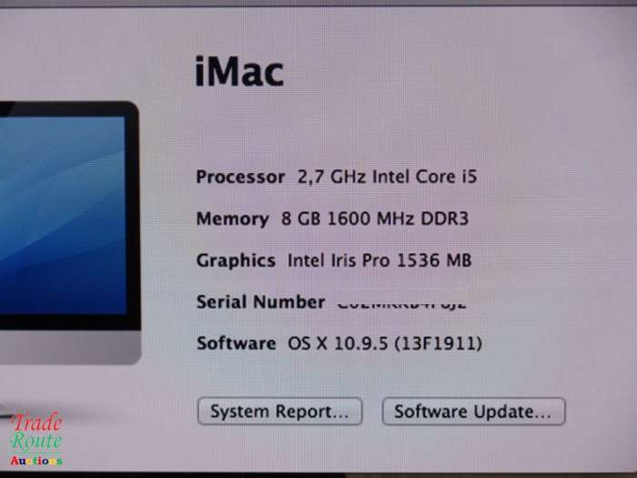 iMAC Stylish | 21.5 INCH | Core i5 2.7GHz | 8GB RAM | 1TB HDD  * ULTRASLIM * Intel Iris Pro Graphics