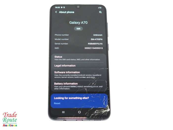 SAMSUNG Galaxy A70 SmartPhone [SM-A705FN] - 128GB - Read Description
