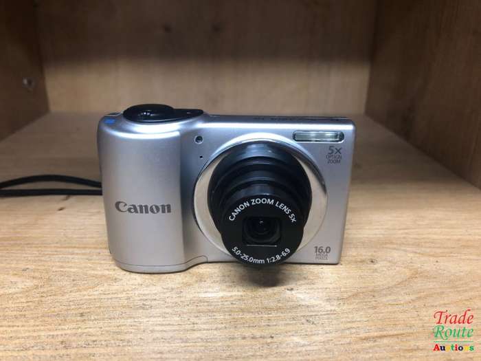 CANON PowerShot A810 Digital Camera 16.0 MP with 5x Optical Zoom 28mm Wide-Angle Lens - SILVER | BOX