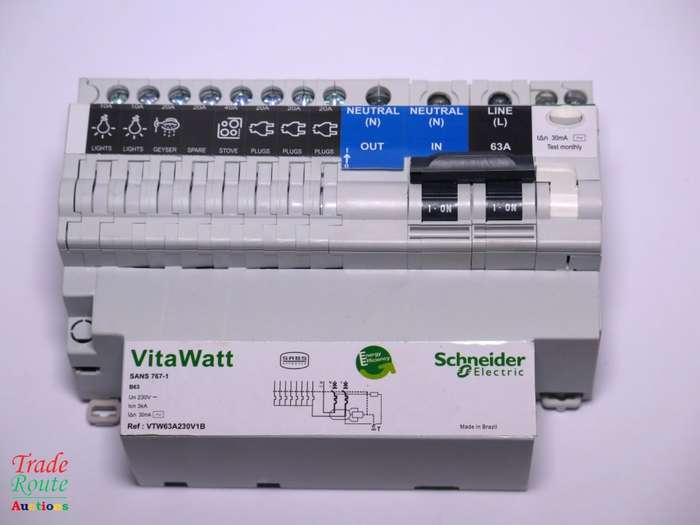 Schneider Electric VitaWatt - Multi output Residual circuit breaker 63A VTW63A230V1B