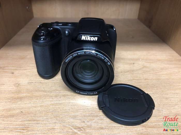 Nikon Coolpix L320 16.1MP Digital Camera with 26x Optical Zoom [ BLACK ] 720p HD Video