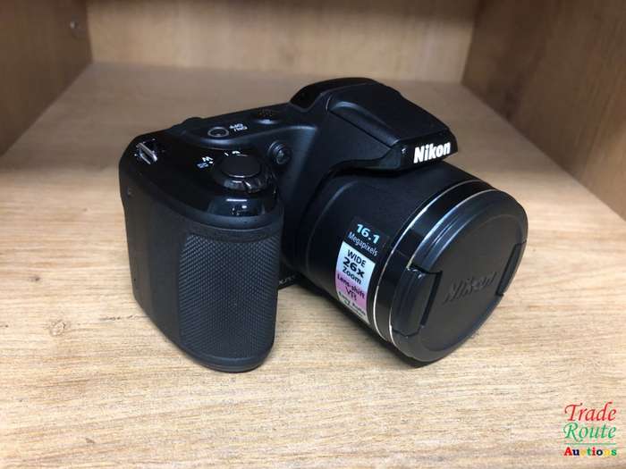 Nikon Coolpix L320 16.1MP Digital Camera with 26x Optical Zoom [ BLACK ] 720p HD Video
