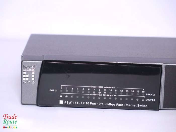LEVEL ONE FSW-1610TX 16 PORT 10/100MBPS FAST ETHERNET SWITCH