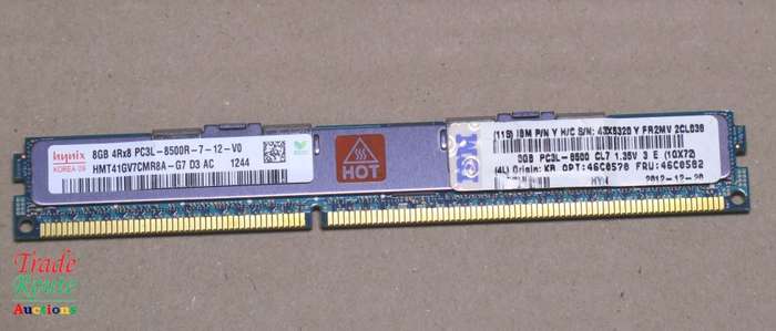 Hynix 8GB 4Rx8 PC3L 8500R Low-Profile RAM Memory Module - Only works with Server