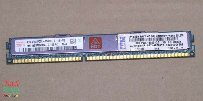 Hynix 8GB 4Rx8 PC3L 8500R Low-Profile RAM Memory Module - Only works with Server